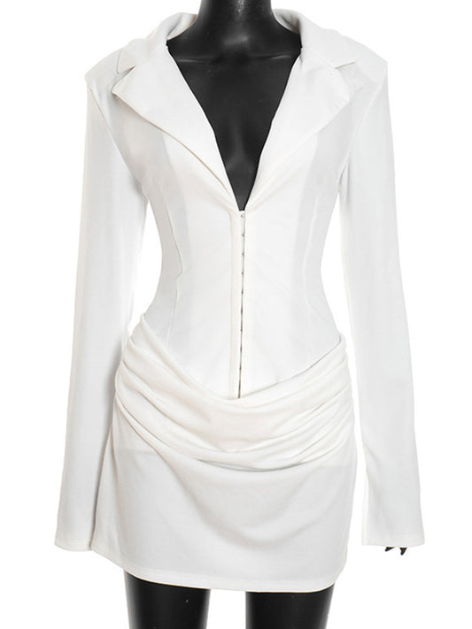 Joskaa Long Sleeve Bodycon Mini Dress - mini dress image 2