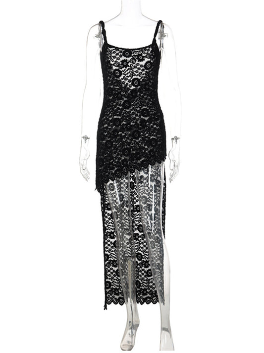 Joskaa Lace Backless Sleeveless Bodycon Dress - bodycon dress image 2