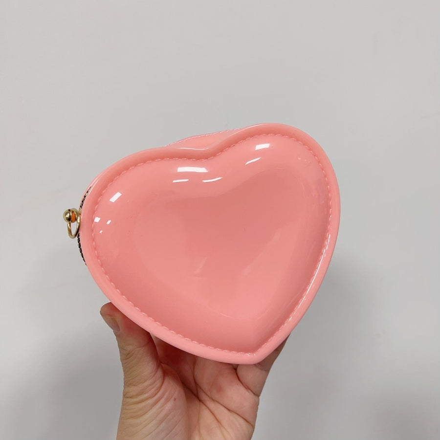 Women's Heart-Shaped Jelly Mini Crossbody Bag - Detail View 8