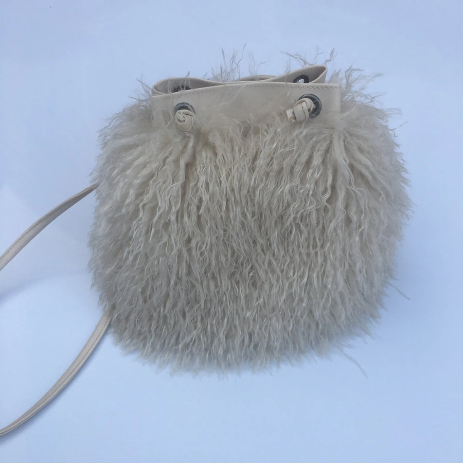 Wholesale Long Faux Fur Wool Shawl Accessory