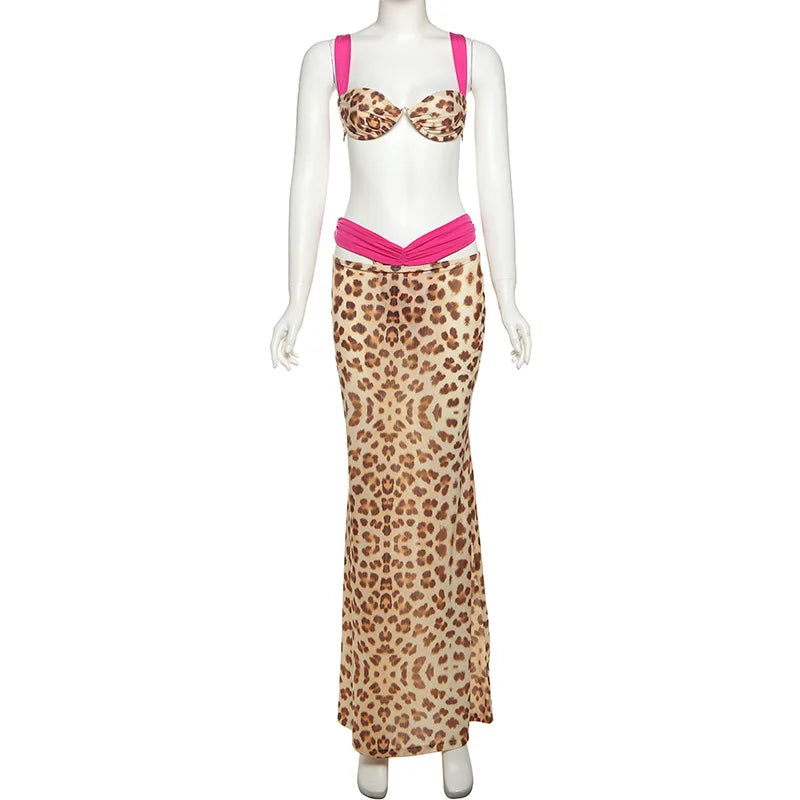 Wholesale Women's Maxi Bandage Bra Two Piece Set