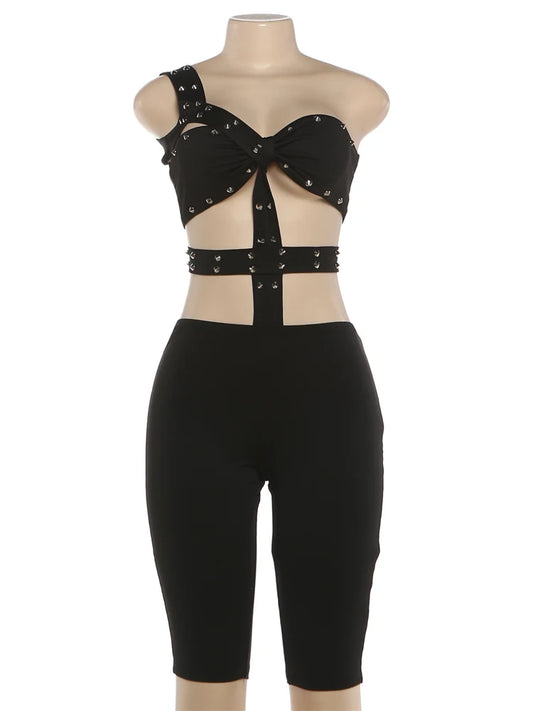 Joskaa Cutout Backless Sleeveless Bodycon Romper - romper image 2