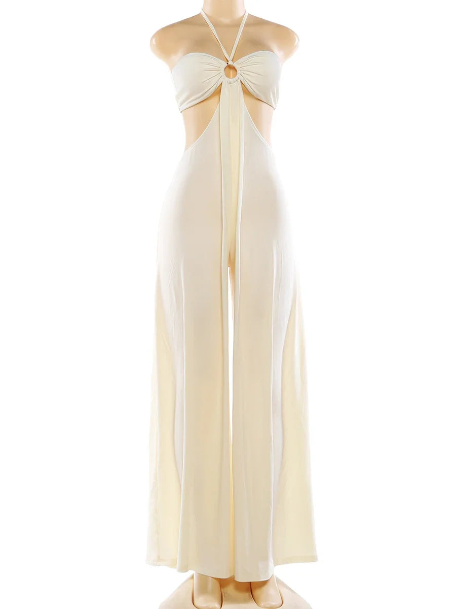 Joskaa Cutout Backless Halter Bodycon Romper - romper image 7
