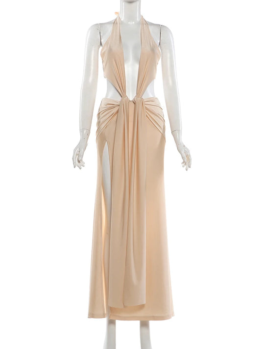 Joskaa Backless Halter Bodycon Dress - dress image 2