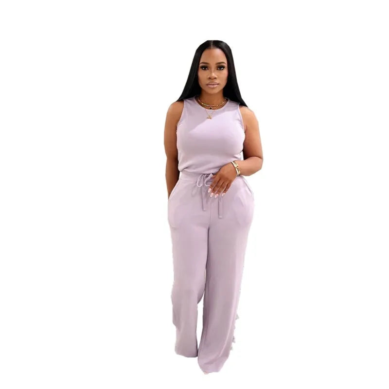 Women's Sleeveless Bodycon Zip Jumpsuit Romper