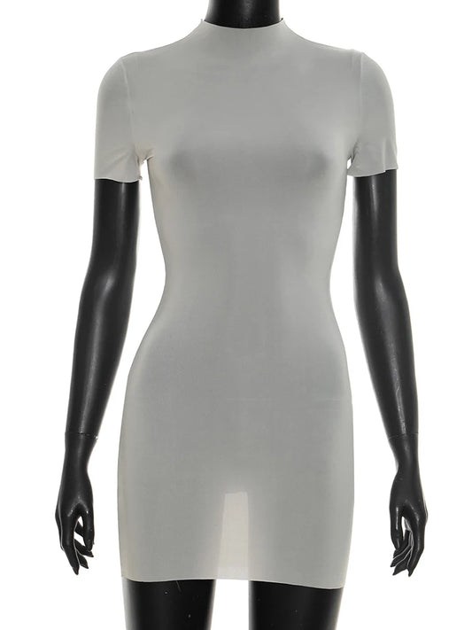 Joskaa Short Sleeve Bodycon Mini Dress - mini dress image 2