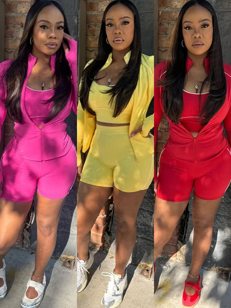 Women's Long Sleeve High Waist Two Piece Set - Additional View 8