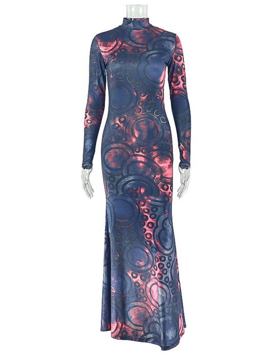 Joskaa Long Sleeve Bodycon Maxi Dress - maxi dress image 2
