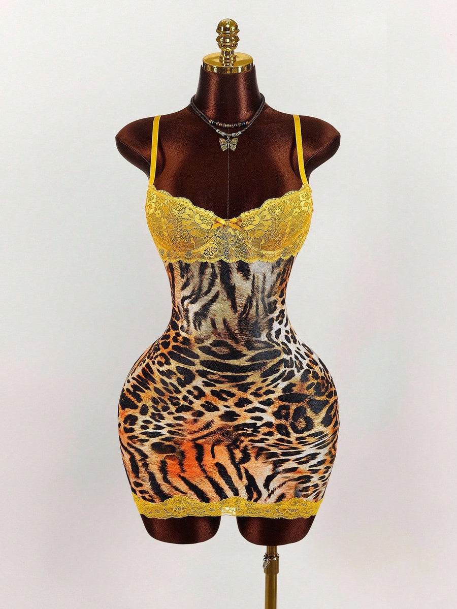 Joskaa Lace Sleeveless Bodycon Mini Dress - mini dress image 8