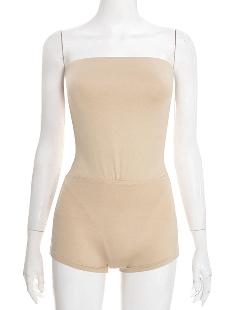Joskaa Strapless Sleeveless Two Piece Set - two piece set image 2