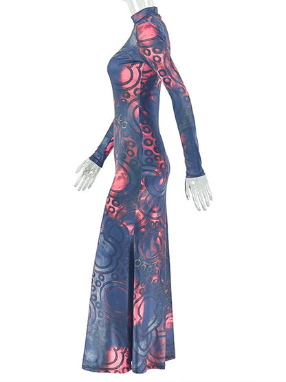 Joskaa Long Sleeve Bodycon Maxi Dress - maxi dress image 3