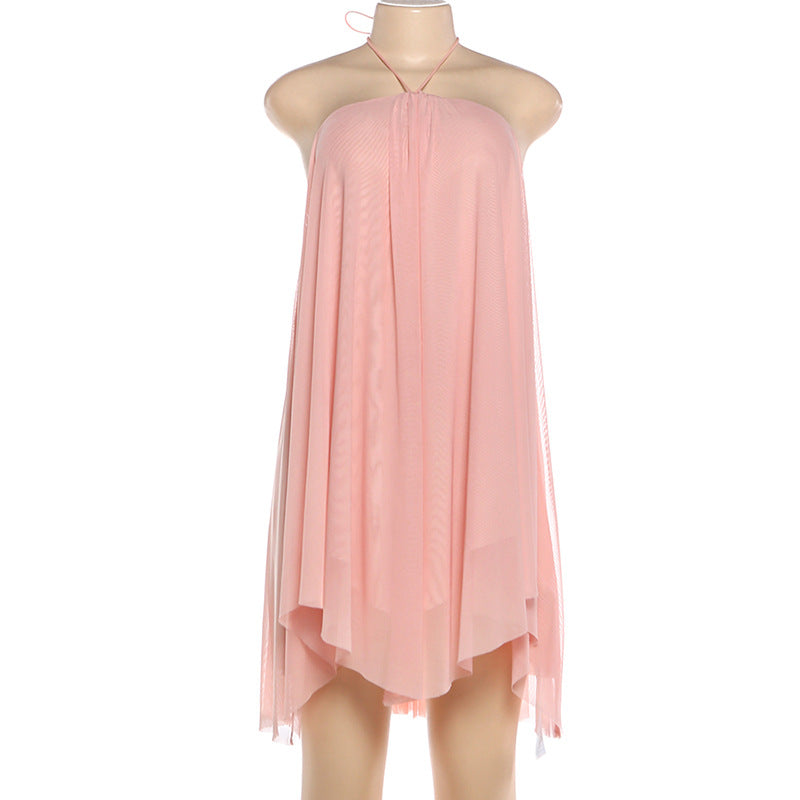 Joskaa Backless Halter Strapless Mini Dress - mini dress image 6