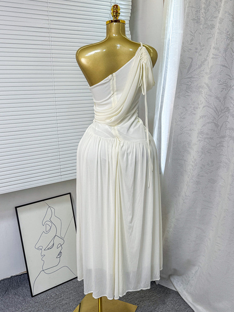 Joskaa Mesh Backless Zip Up Sleeveless Dress - dress image 4
