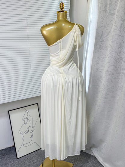 Joskaa Mesh Backless Zip Up Sleeveless Dress - dress image 4
