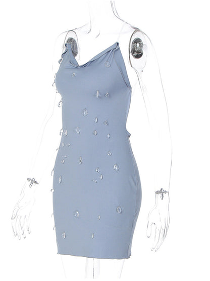Joskaa Backless Sleeveless Bodycon Mini Dress - mini dress image 3