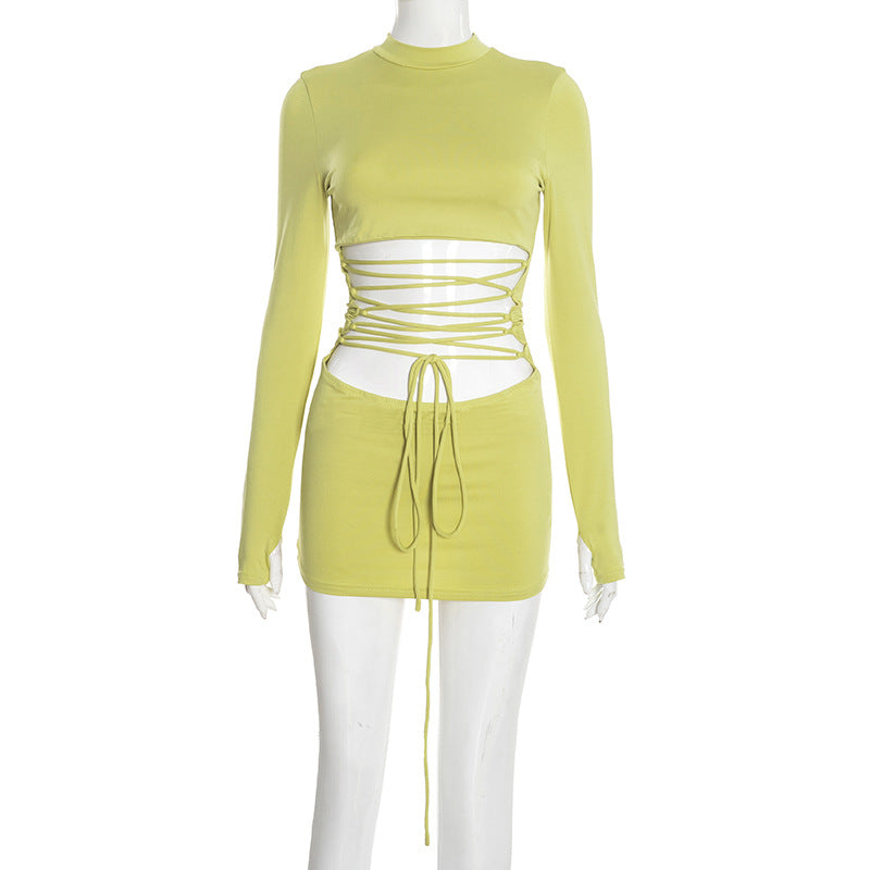 Joskaa Long Sleeve Bodycon Mini Dress - mini dress image 9