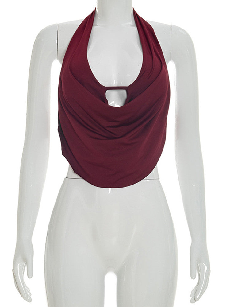 Joskaa Backless Halter Sleeveless Crop Top - top image 2