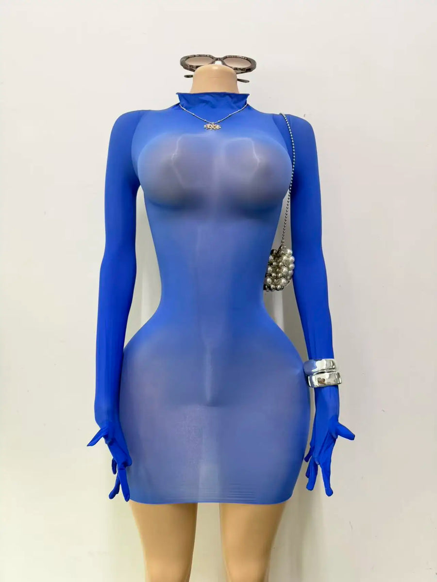 Joskaa Long Sleeve Bodycon Mini Dress - mini dress image 1