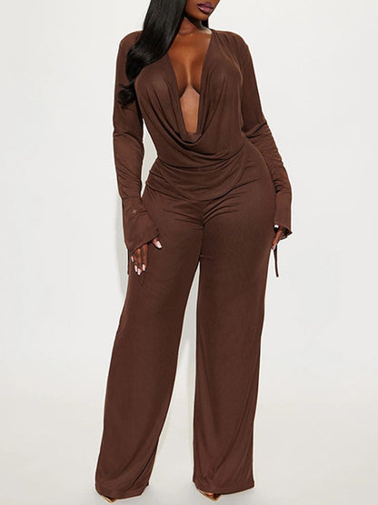 Joskaa Long Sleeve Flare Two Piece Set - two piece set image 5