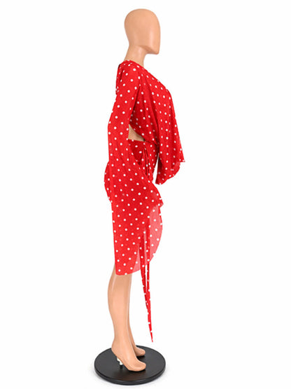Joskaa Polka Dot Backless Mini Dress - mini dress image 5