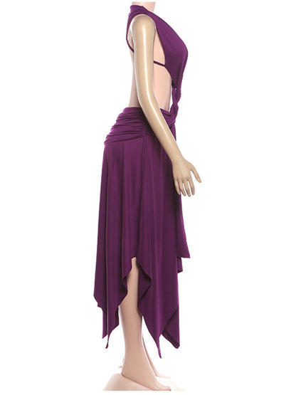 Joskaa Cutout Backless Sleeveless Bodycon Maxi Dress - maxi dress image 3