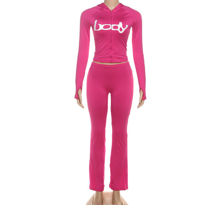 Joskaa Hooded Long Sleeve Two Piece Set - two piece set image 7