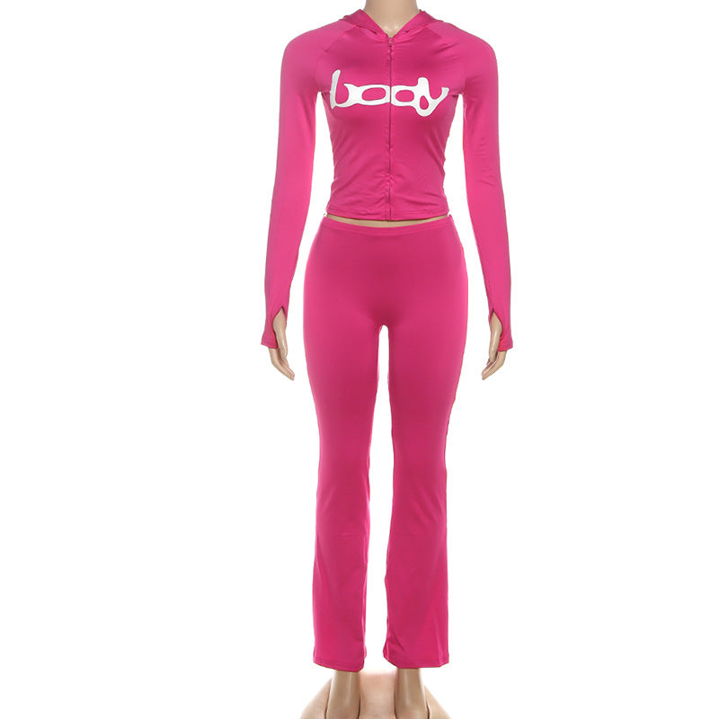 Joskaa Hooded Long Sleeve Two Piece Set - two piece set image 7