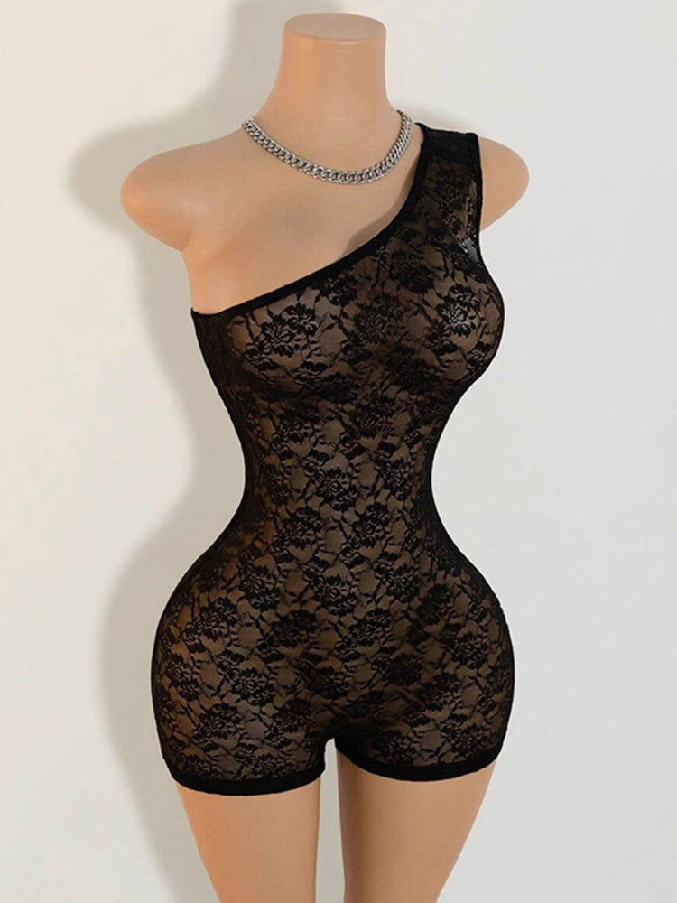 Joskaa Lace Sleeveless Bodycon Romper - romper image 1