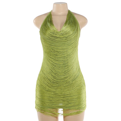 Joskaa Backless Halter Bodycon Mini Dress - mini dress image 7