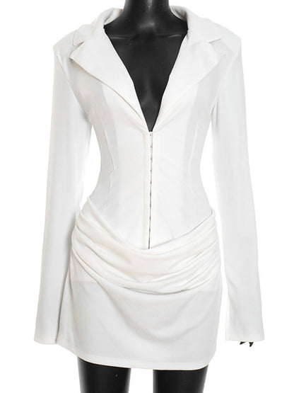 Joskaa Long Sleeve Bodycon Mini Dress - mini dress image 2