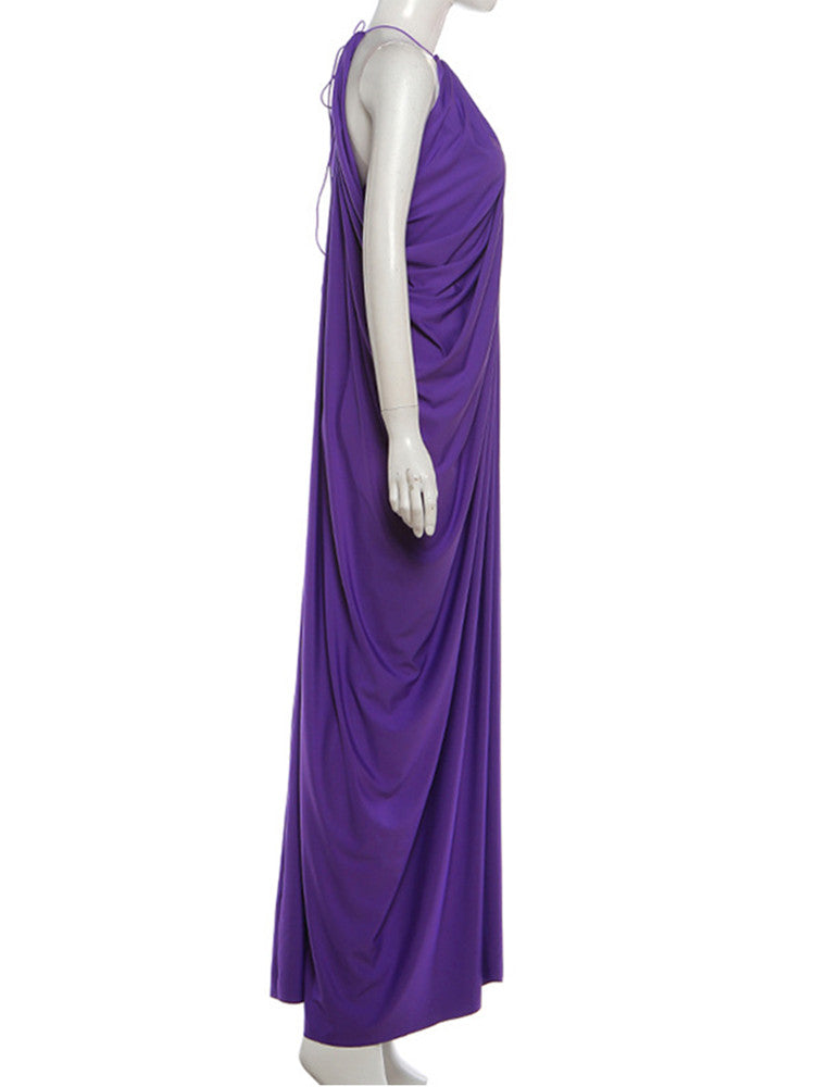 Joskaa Ruched Backless Sleeveless Bodycon Dress - bodycon dress image 3