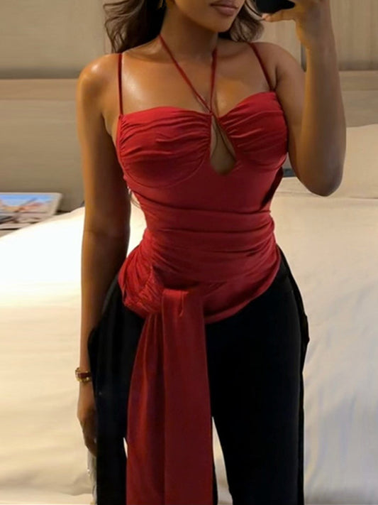 Joskaa Ruched Top Wrap Chest Slip - top image 1