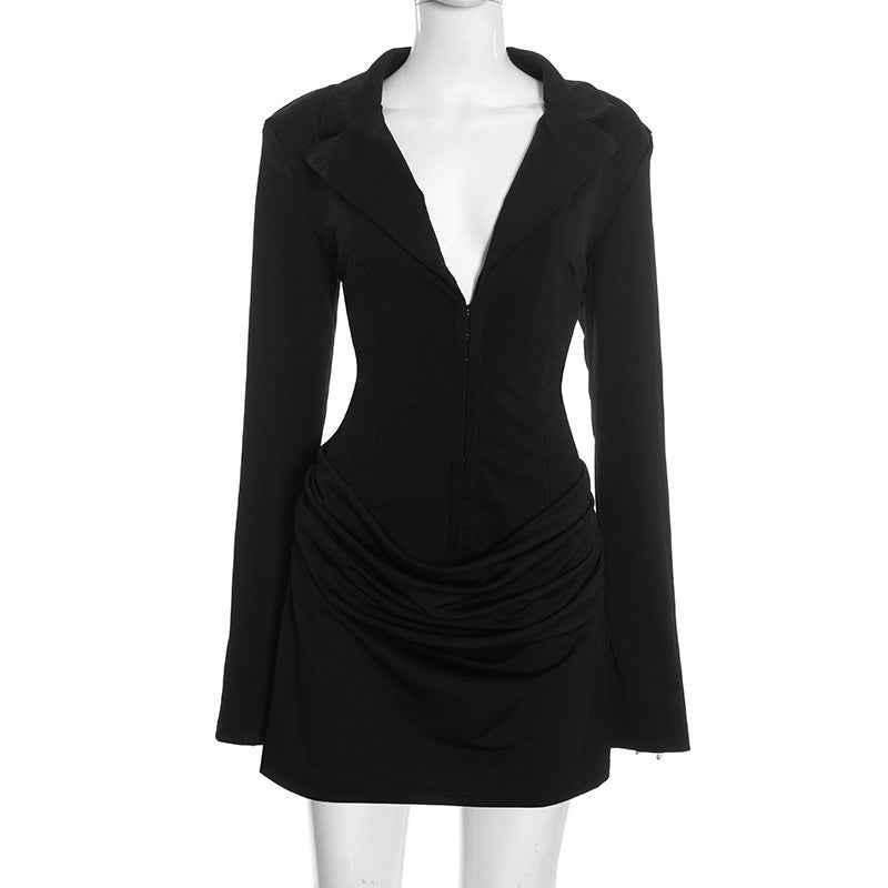 Joskaa Long Sleeve Bodycon Mini Dress - mini dress image 9