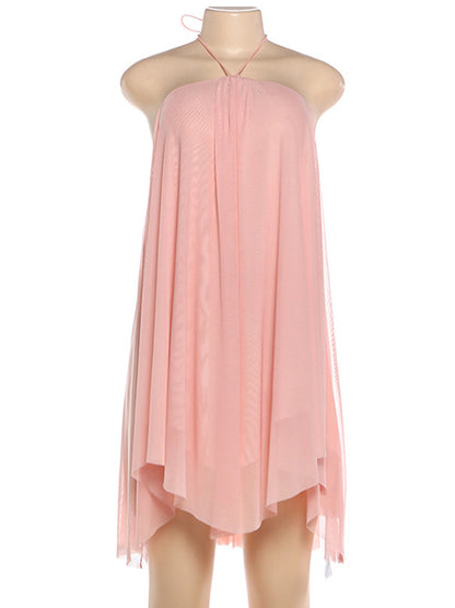 Joskaa Backless Halter Strapless Mini Dress - mini dress image 2