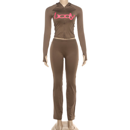Joskaa Hooded Long Sleeve Two Piece Set - two piece set image 9