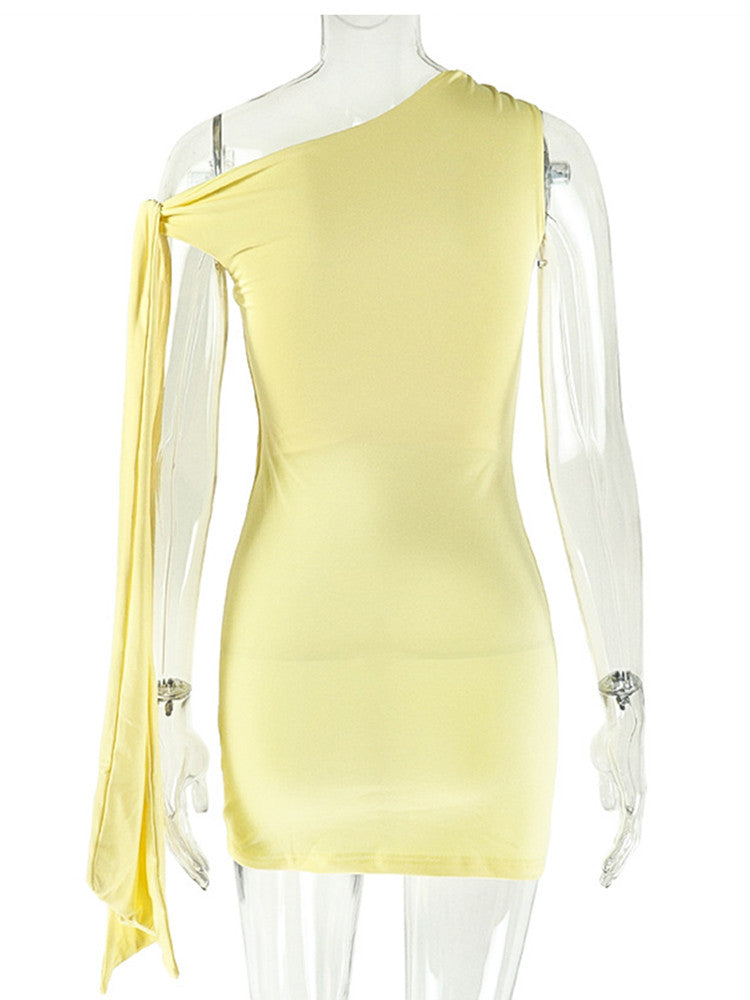 Joskaa Ruched Sleeveless Bodycon Mini Dress - mini dress image 4