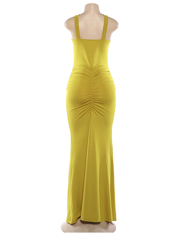 Joskaa Ruched Sleeveless Bodycon Dress - dress image 4