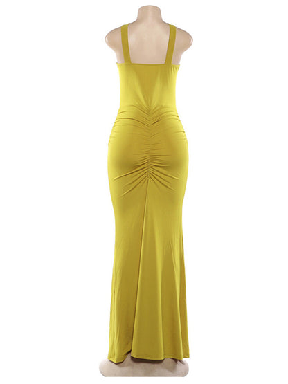 Joskaa Ruched Sleeveless Bodycon Dress - dress image 4