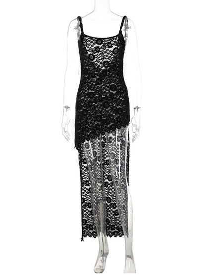 Joskaa Lace Backless Sleeveless Bodycon Dress - bodycon dress image 2