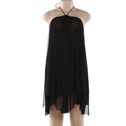 Joskaa Backless Halter Strapless Mini Dress - mini dress image 5