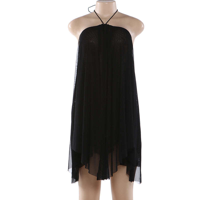 Joskaa Backless Halter Strapless Mini Dress - mini dress image 5