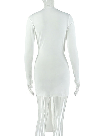 Joskaa Long Sleeve Bodycon Mini Dress - mini dress image 4