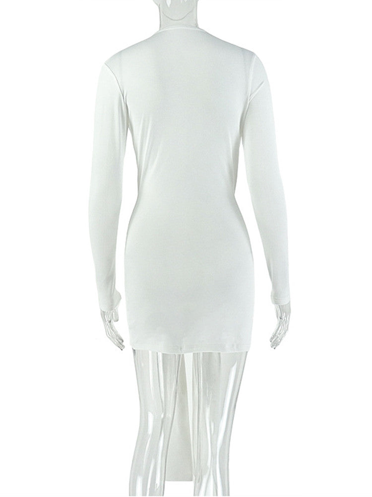 Joskaa Long Sleeve Bodycon Mini Dress - mini dress image 4