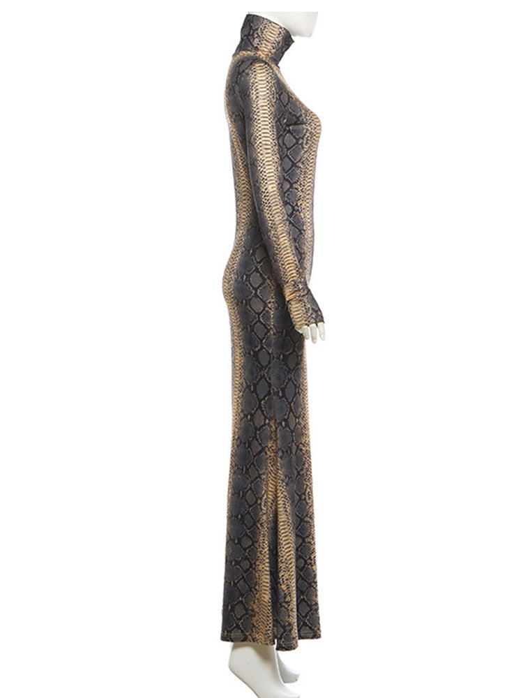 Joskaa Long Sleeve Bodycon Maxi Dress - maxi dress image 3