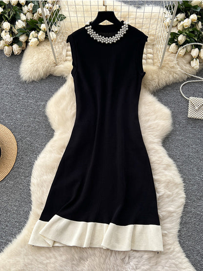 Joskaa Ribbed Knit Sleeveless Bodycon Dress - bodycon dress image 3