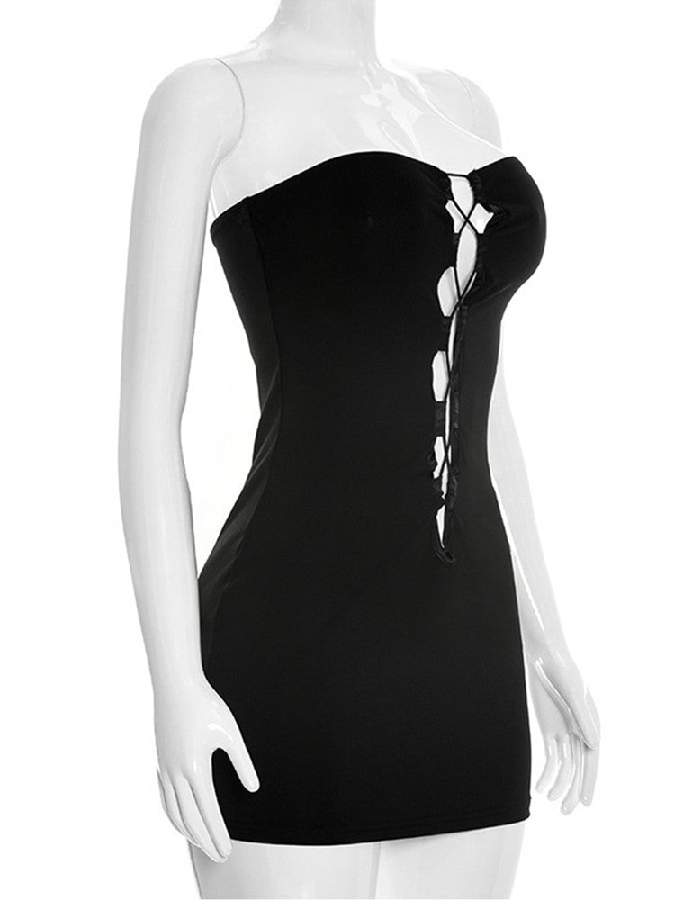 Joskaa Strapless Sleeveless Bodycon Mini Dress - mini dress image 3