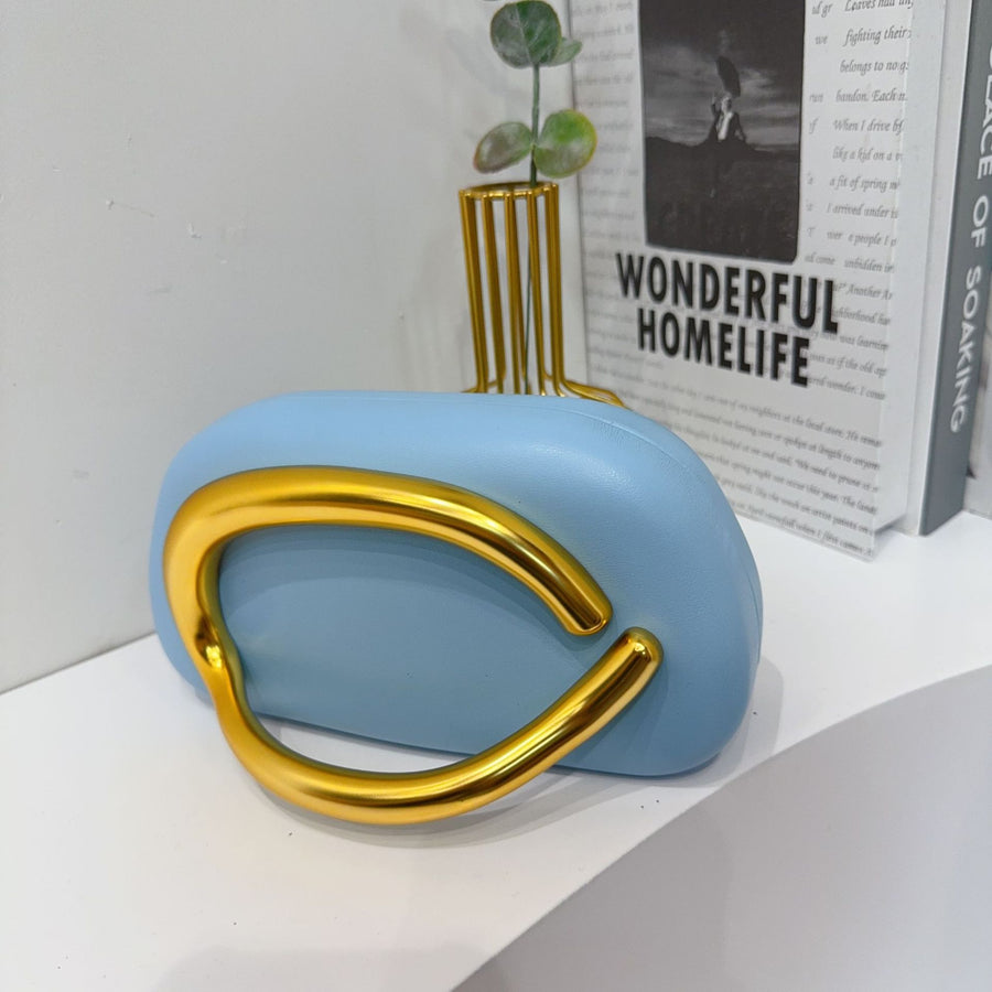 Women's Round Acrylic Evening Clutch Bag - Detail View 37