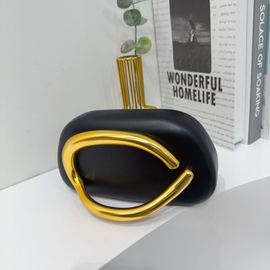 Women's Round Acrylic Evening Clutch Bag - Detail View 29