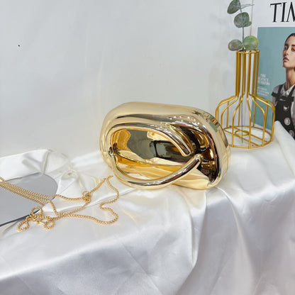 Women's Round Acrylic Evening Clutch Bag - Detail View 16