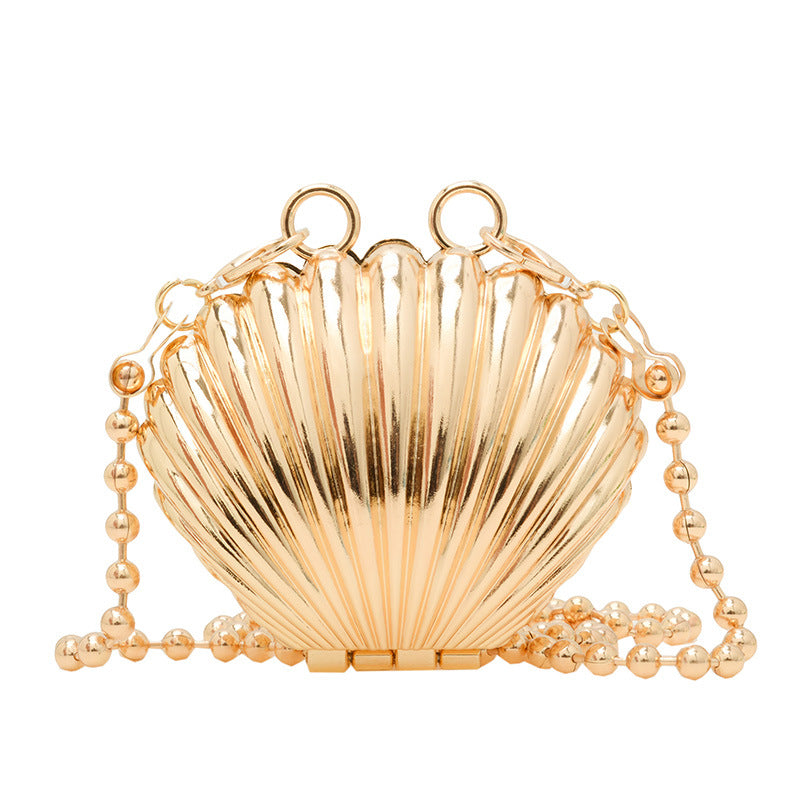 Women's Heart-Shaped Metal Mini Crossbody Bag - Detail View 4